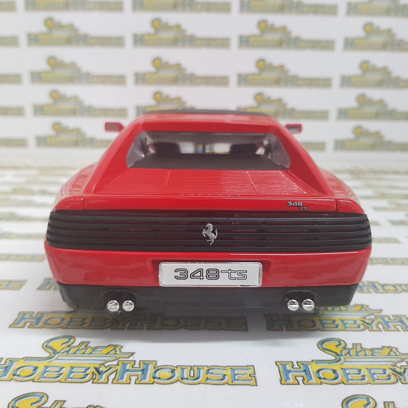 Burago - 1/18 Scale - Ferrari 348ts in Red Diecast Scale Model Replica