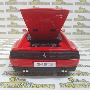 Burago - 1/18 Scale - Ferrari 348ts in Red Diecast Scale Model Replica