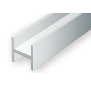 Evergreen Scale Models – H-Column Styrene – .080" (2.0mm) 4 Pieces #282