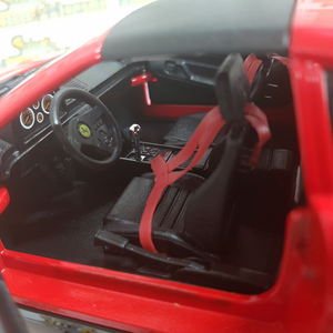 Burago - 1/18 Scale - Ferrari 348ts in Red Diecast Scale Model Replica