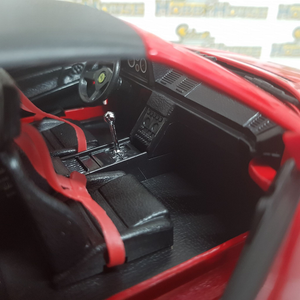 Burago - 1/18 Scale - Ferrari 348ts in Red Diecast Scale Model Replica