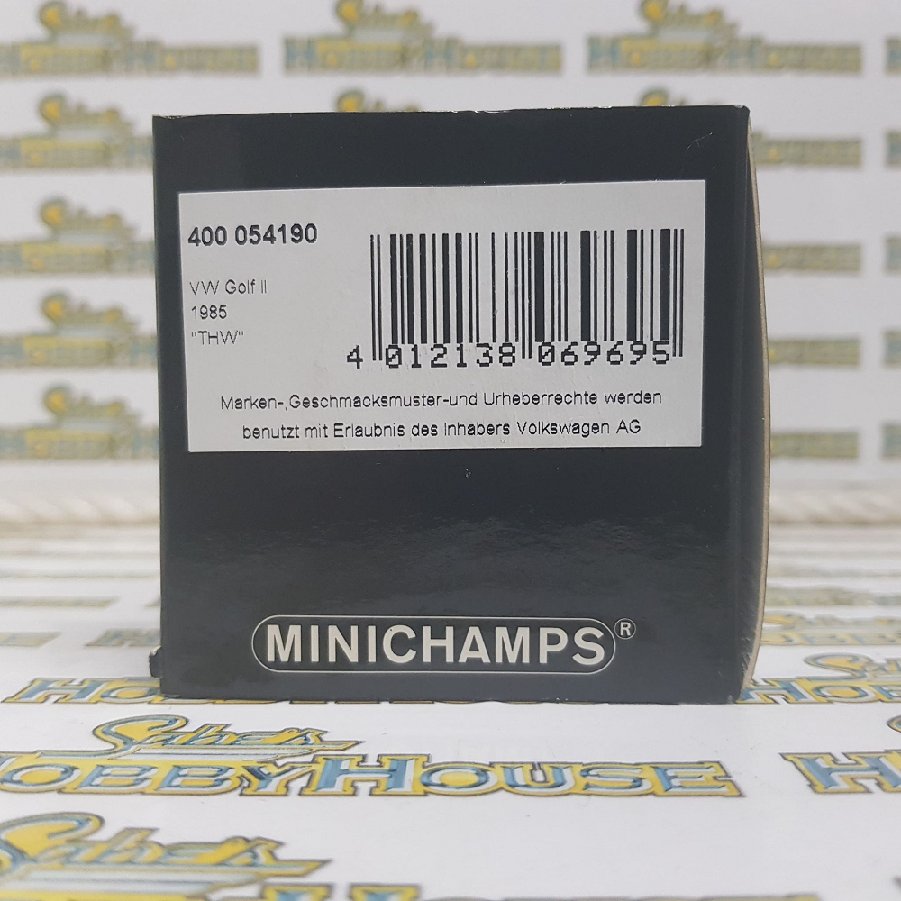 Minichamps - 1/43 Scale - Volkswagen Golf II 1985 ´THW´ Diecast Scale Model Replica