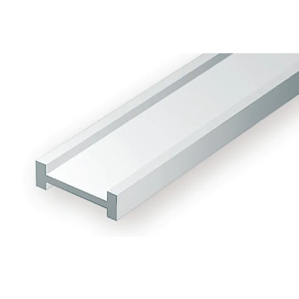 Evergreen Scale Models – I-Beam Styrene – .100" (2.5mm) 4 Pieces #273