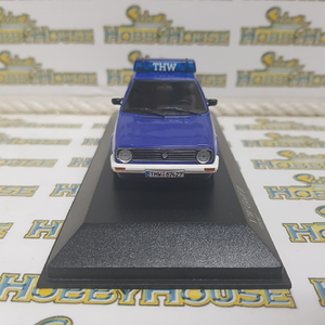 Minichamps - 1/43 Scale - Volkswagen Golf II 1985 ´THW´ Diecast Scale Model Replica