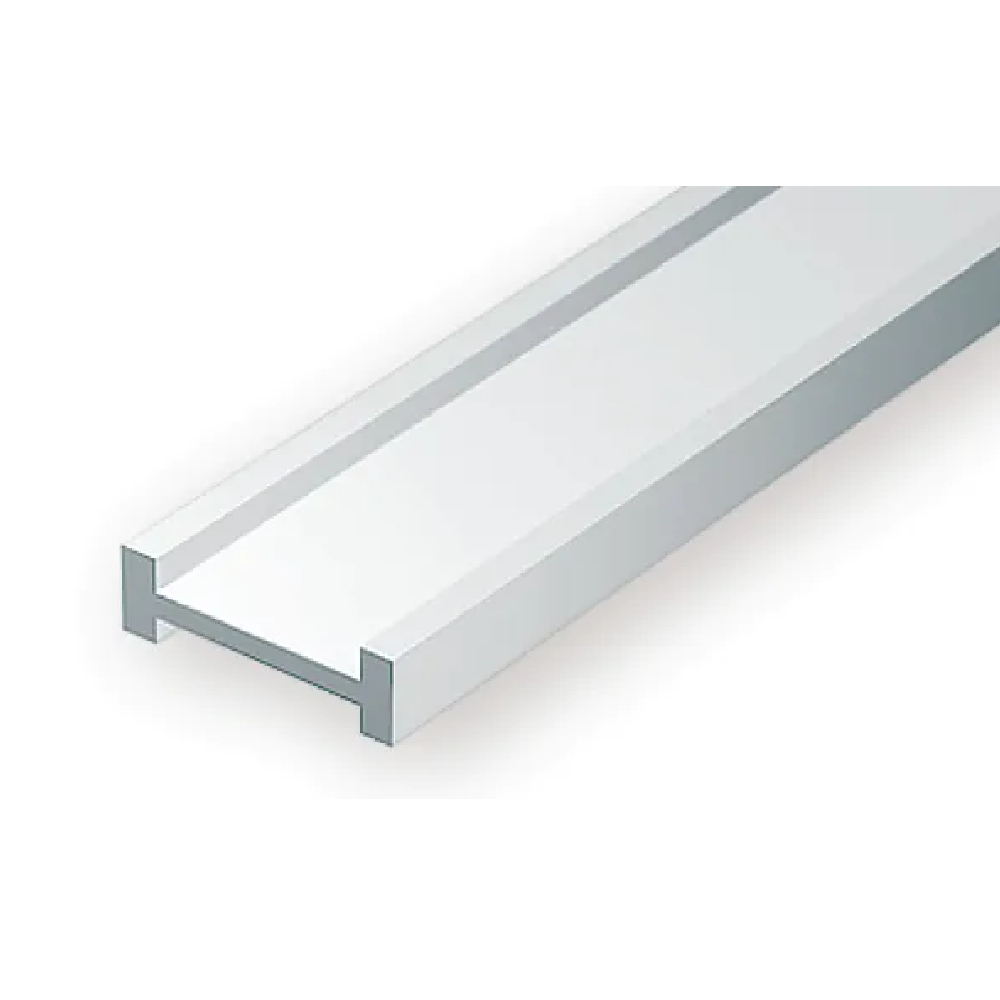 Evergreen Scale Models – I-Beam Styrene – .080" (2.0mm) 4 Pieces #272
