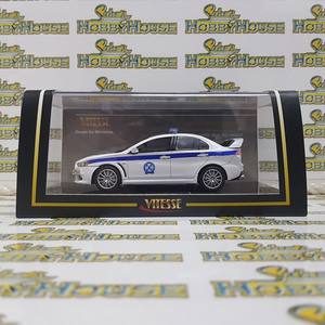 Vitesse 29316 1/43 Scale Mitsubishi Lancer Evolution X - Greece Police Diecast Scale Model Replica