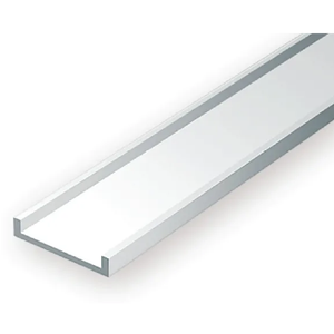 Evergreen Scale Models - Channel Styrene – .060" (1.5mm) 4 Pieces #261