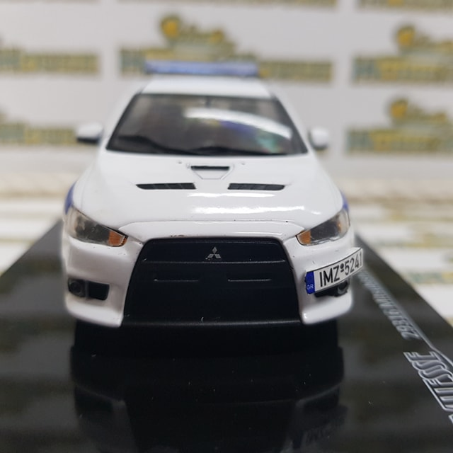 Vitesse 29316 1/43 Scale Mitsubishi Lancer Evolution X - Greece Police Diecast Scale Model Replica