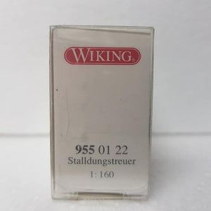 Wiking 955 01 22 - N Scale Joskin Stall Manure Spreader Plastic Scale Model Replica