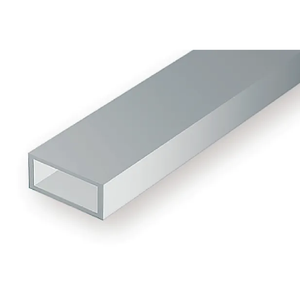 Evergreen Scale Models - Rect. Tube Styrene – .125 x .250" (3.2 x 6.2mm) 3 Pieces #257