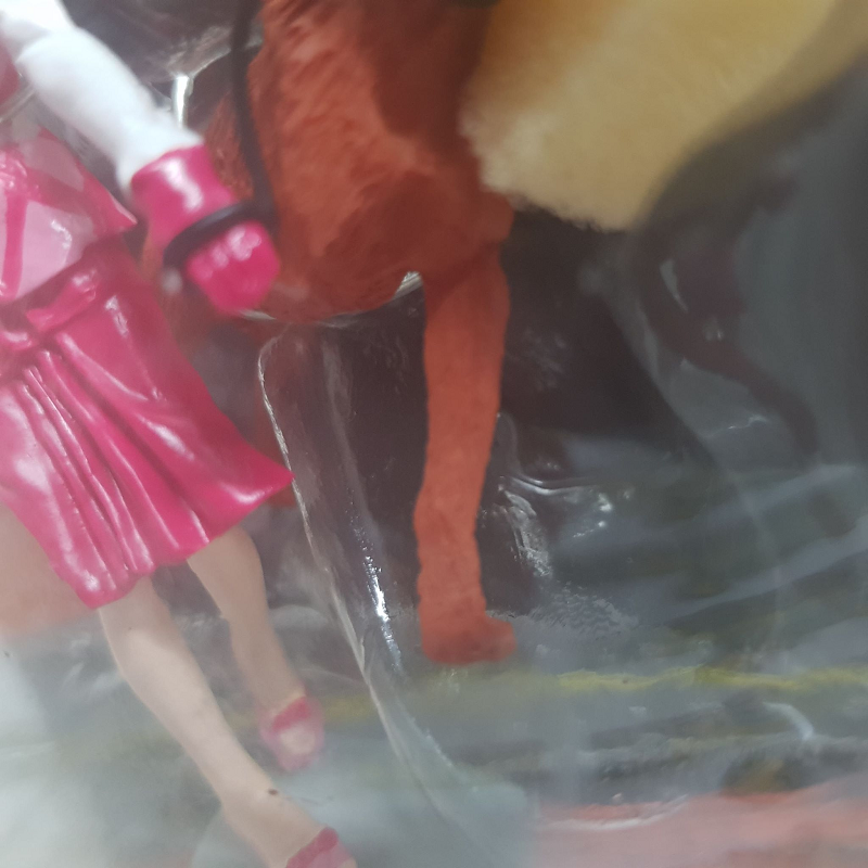 Motor Heads Miniatures - 1/24 Scale - #292 Emily with Dog Hand Painted Cold-Cast Resin Figurine #00292