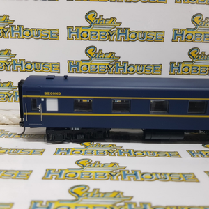 Powerline - H0/00 Scale - PC-421E 8BS VR Blue & Gold S Type Carriage Second Sans Serif