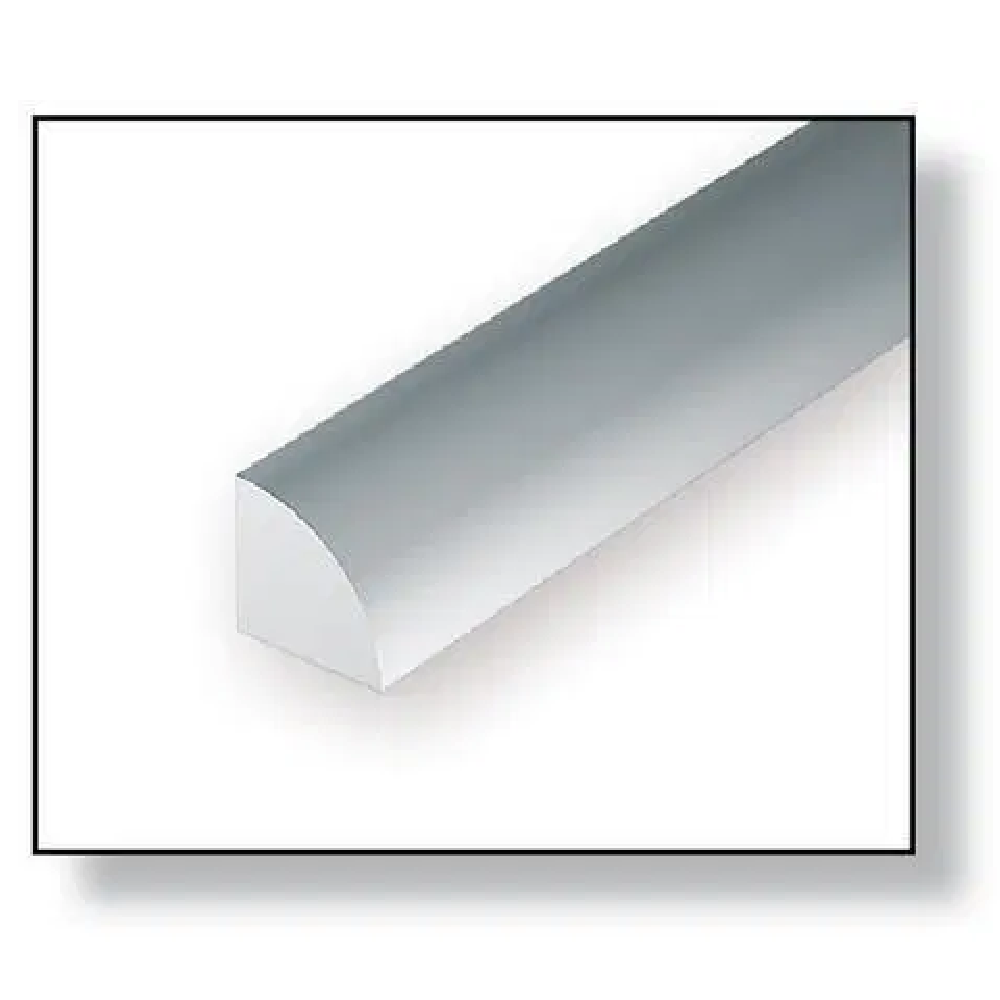 Evergreen Scale Models - Quarter Round Styrene – .060" (1.5mm) 4 Pieces #248