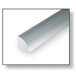 Evergreen Scale Models - Quarter Round Styrene – .060" (1.5mm) 4 Pieces #248
