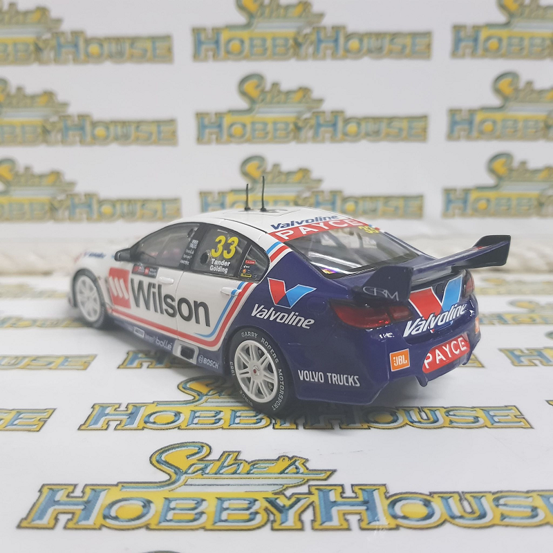 APEX Replicas - 1/43 Scale - Holden VF Commodore Wilson Security Racing #33 Tander/Golding 2017 Sandown 500 Scale Model Replica