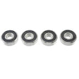 G-Force - Chrome Ball Bearing (ABEC3) Rubber Shielded 8x22x7 (4pcs) #GF-0500-016