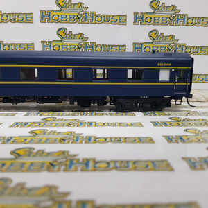 Powerline - H0/00 Scale - PC-404A 5BS VR Blue & Gold S Type Carriage Second Art Deco