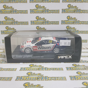 APEX Replicas - 1/43 Scale - Holden VF Commodore Wilson Security Racing #33 Tander/Golding 2017 Sandown 500 Scale Model Replica