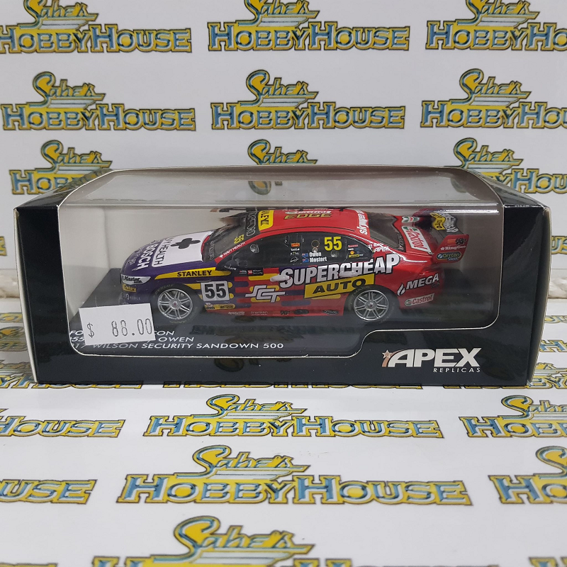 APEX Replicas - 1/43 Scale - Ford FG-X Falcon Wilson Security #55 Mostert/Owen 2017 Sandown 500 Scale Model Replica