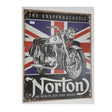 Tin Sign - The Unapproachable Norton The World's Best Road Holder