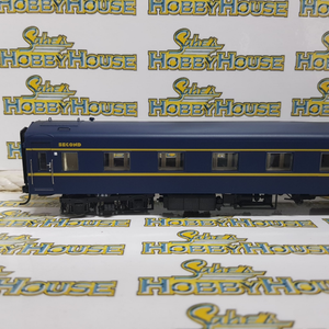 Powerline - H0/00 Scale - PC-404C 7BS VR Blue & Gold S Type Carriage Second Art Deco