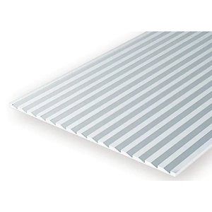Evergreen Scale Models - Sheet Styrene – Novelty .150" Spacing (3.8mm) .040" Thick (1.0mm) #4150