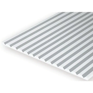 Evergreen Scale Models - Sheet Styrene – V-Groove .040" Spacing (1.0mm) .020" Thick (0.5mm) #2040