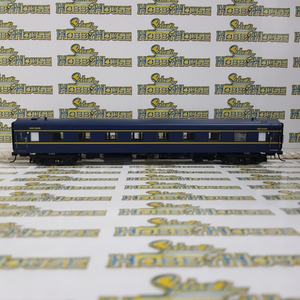 Powerline - H0/00 Scale - PC-404B 6BS VR Blue & Gold S Type Carriage Second Art Deco