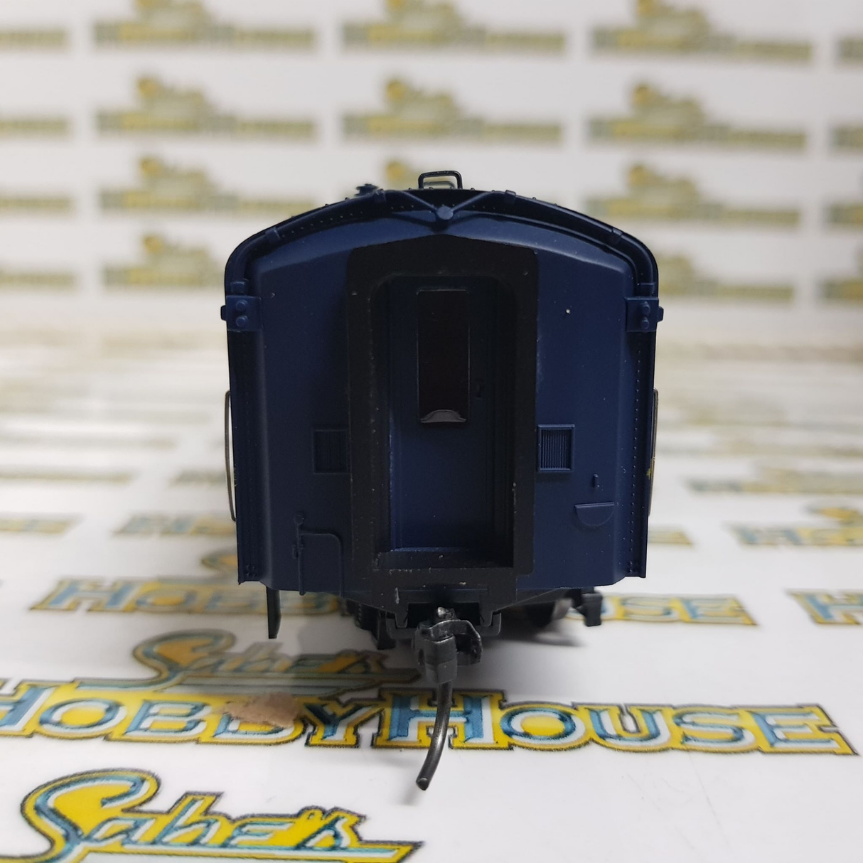 Powerline - H0/00 Scale - PC-404B 6BS VR Blue & Gold S Type Carriage Second Art Deco