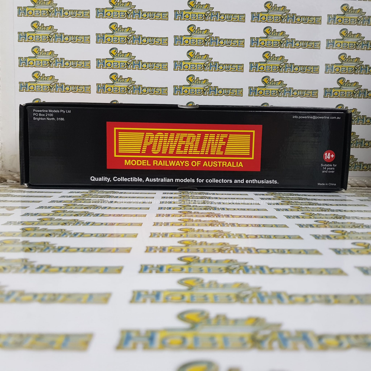 Powerline - H0/00 Scale - PC-404B 6BS VR Blue & Gold S Type Carriage Second Art Deco