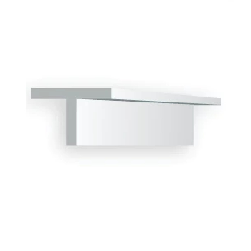 Evergreen Scale Models - Strip Styrene - T .073" (1.85mm) 4x Opaque White 10x Polystyrene Strips #763