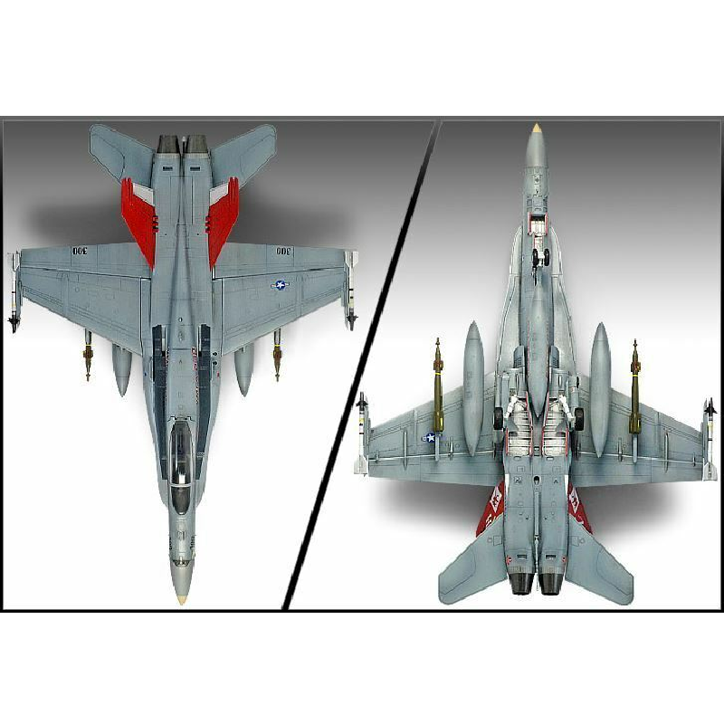 Academy - 1/72 Scale - USMC F/A-18A+ "VMFA-232 Red Devils" Plastic Model Kit