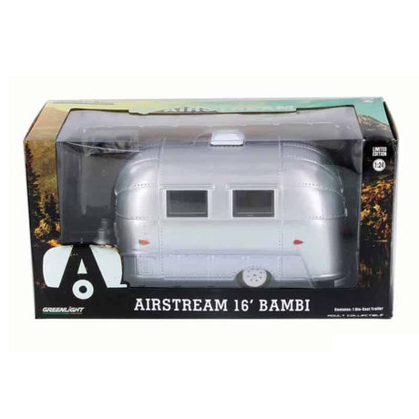 Greenlight 18228 - 1/24 Scale - Airstream 16' Bambi Trailer Diecast Scale Model Replica