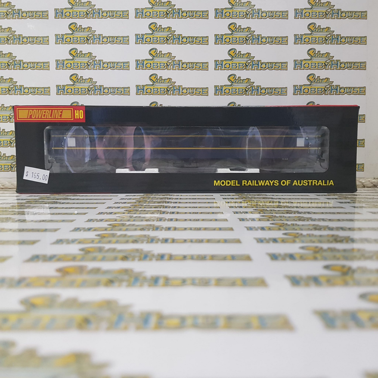 Powerline - H0/00 Scale - PC-420E 11AS VR Blue & Gold S Type Carriage First Sans Serif