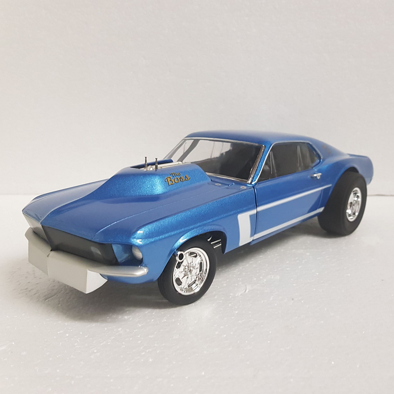 GMP 18913 - 1/18 Scale the Boss AA/GS 1969 Ford Mustang Boss Gasser Diecast Scale Model Replica