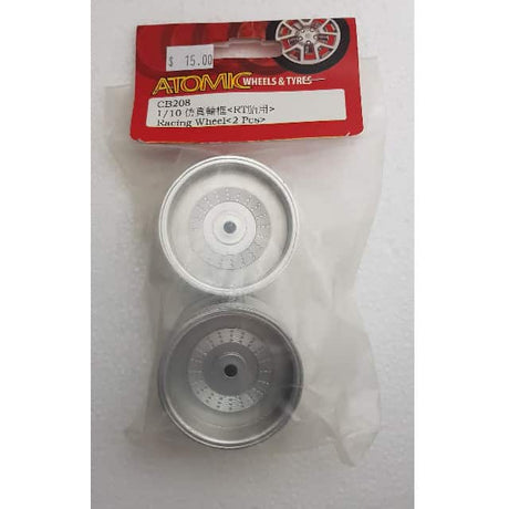 Great Vigor - Atomic Wheels & Tyres - Racing Wheels 1/10 Rims X2 #CB208