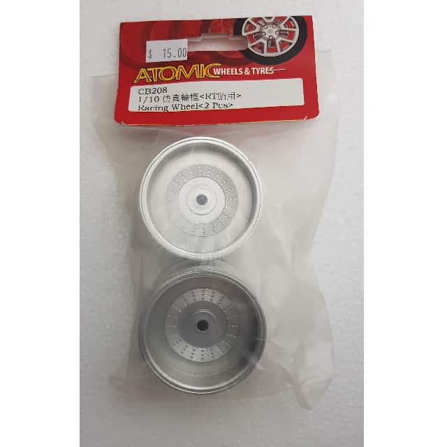 Great Vigor - Atomic Wheels & Tyres - Racing Wheels 1/10 Rims X2 #CB208