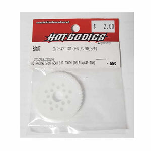 Hotbodies - Racing Spur Gear 107T (Delrin/64 Pitch) #68107