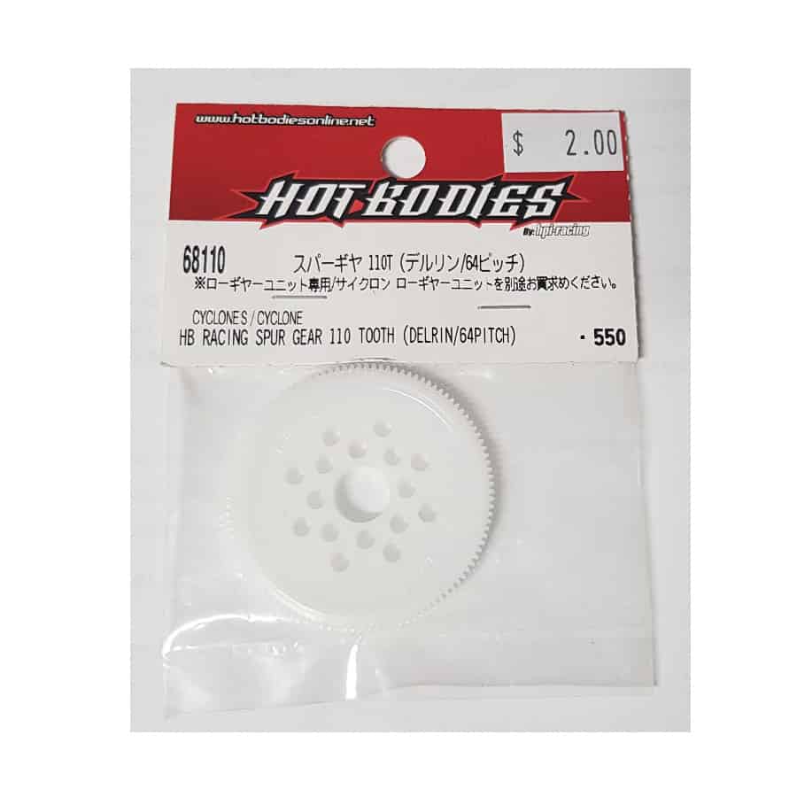 Hotbodies - Racing Spur Gear 110T (Delrin/64 Pitch) #68110