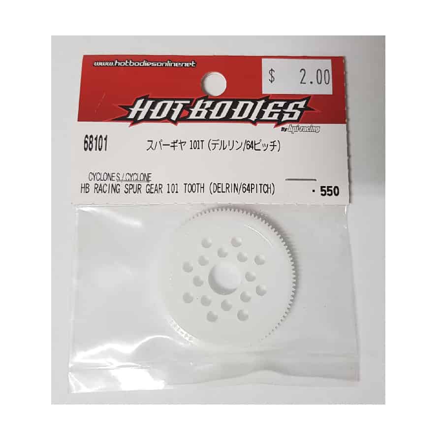 Hotbodies - Racing Spur Gear 101T (Delrin/64 Pitch) #68101