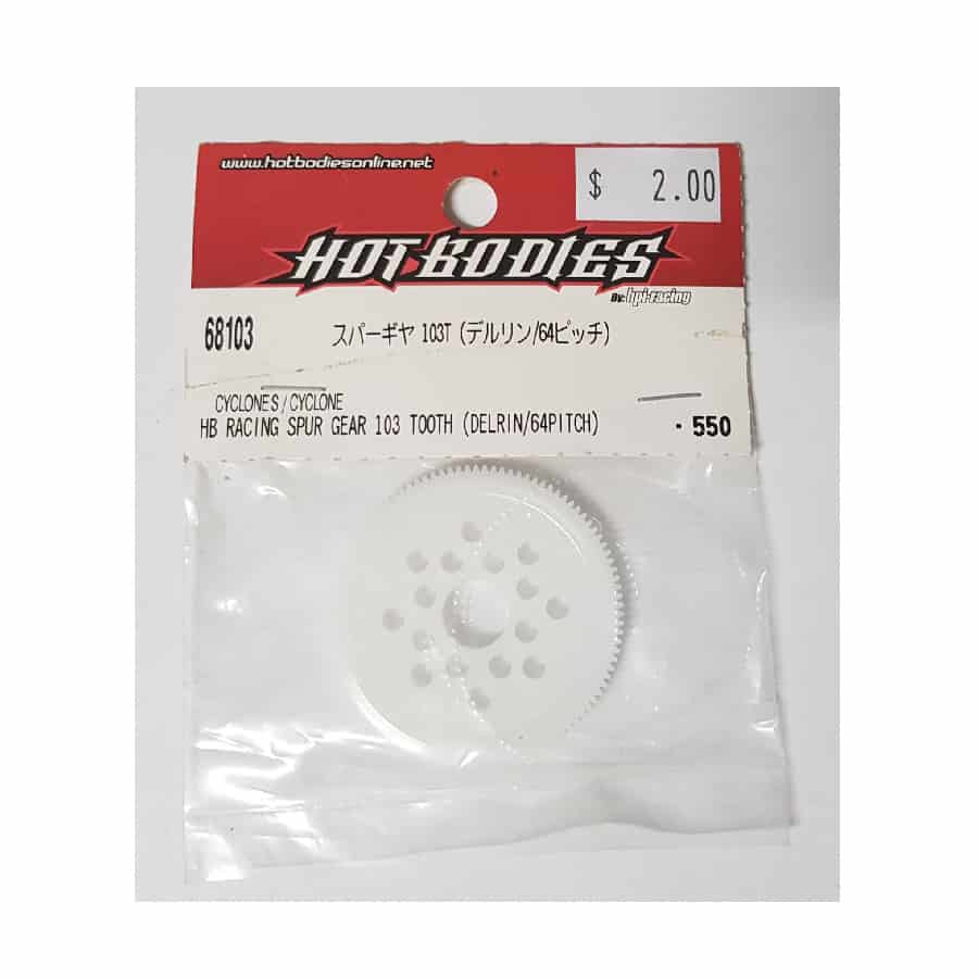 Hotbodies - Racing Spur Gear 103T (Delrin/64 Pitch) #68103 – Sabes ...