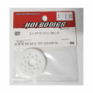 Hotbodies - Racing Spur Gear 91T (Delrin/64 Pitch) #68091