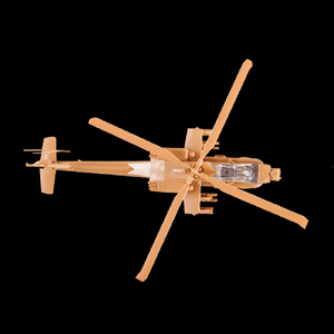 Zvezda - 1/144 Scale - Art of Tactic - AH-64 Apache U.S. Attack Helicopter Plastic Model Kit