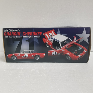 ACME A1805712 - 1/18 Scale Joie Chitwood's Chargin' Cherokee 1967 Chevrolet Camaro 1968 Daytona 24 Hours Diecast Scale Model Replica