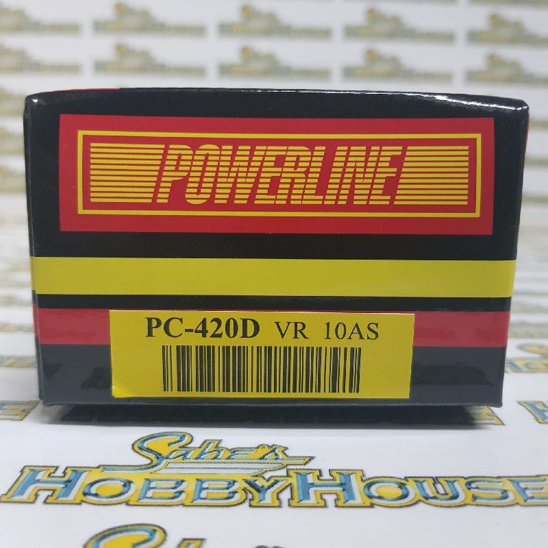 Powerline PC-420D - H0/00 Scale - PC-420D 10AS VR Blue & Gold S Type Carriage First Sans Serif