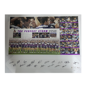 The Perfect Storm - 2007 NRL Premiers Lithograph Unframed