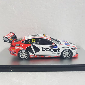 Biante – 1/43 Scale – Holden ZB Commodore V8 Supercar COTF Mobil 1 Boost Mobile Racing #25 Courtney/Perkins 2018 Sandown 500 Retro Round Diecast Scale Model Replica