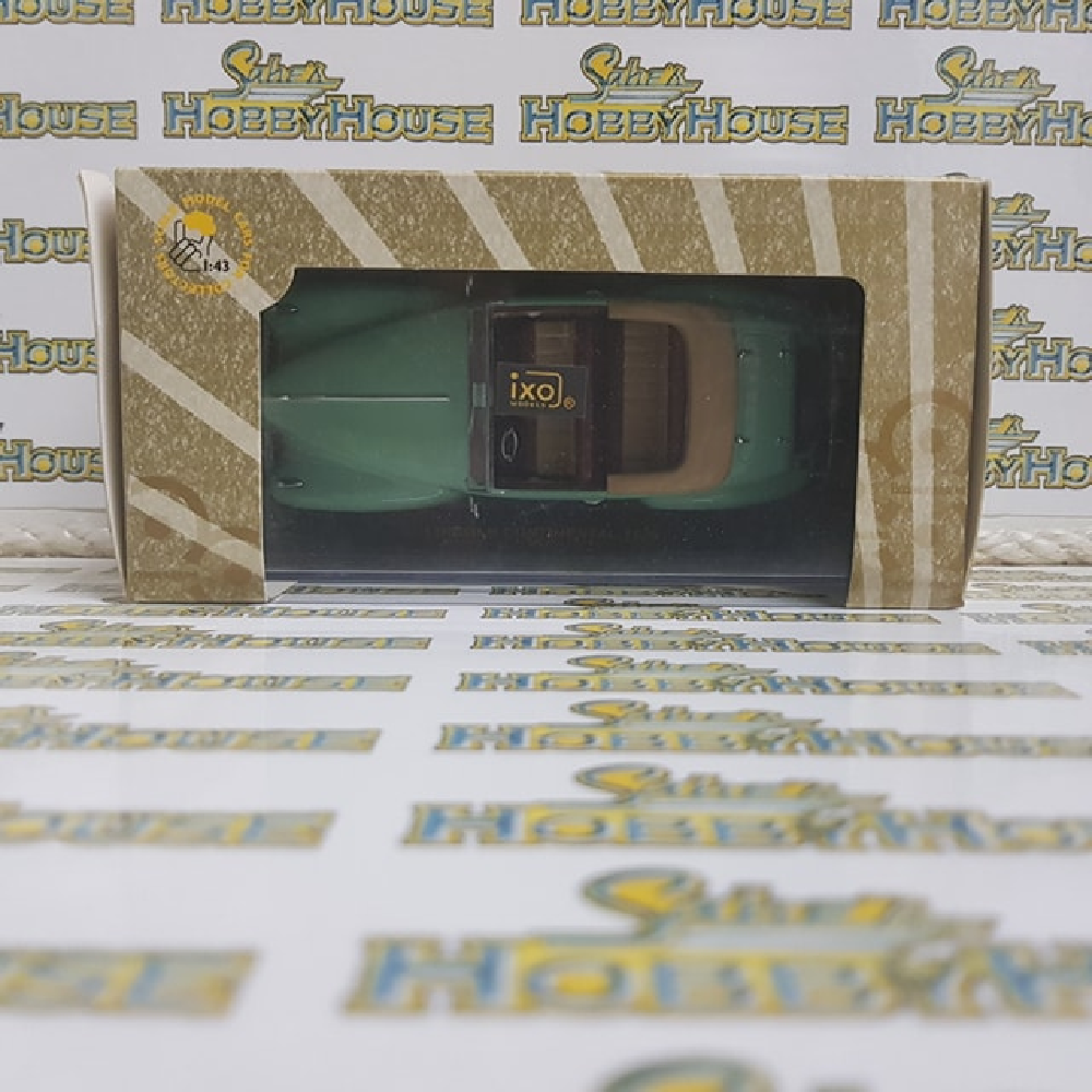 IXO Models - IXO Museum Series - 1/43 Scale - Lincoln Continental 1939 Green (with Beige interior) Diecast Model Replica