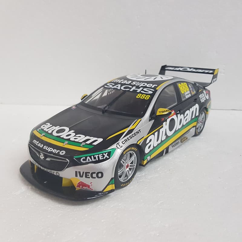 Classic Carlectables 18682 - 1/18 Scale - #888 Craig Lowndes/Steven Richards Autobarn Lowndes Racing Holden ZB Commodore 2018 Bathurst 1000 Winners Scale Model Replica