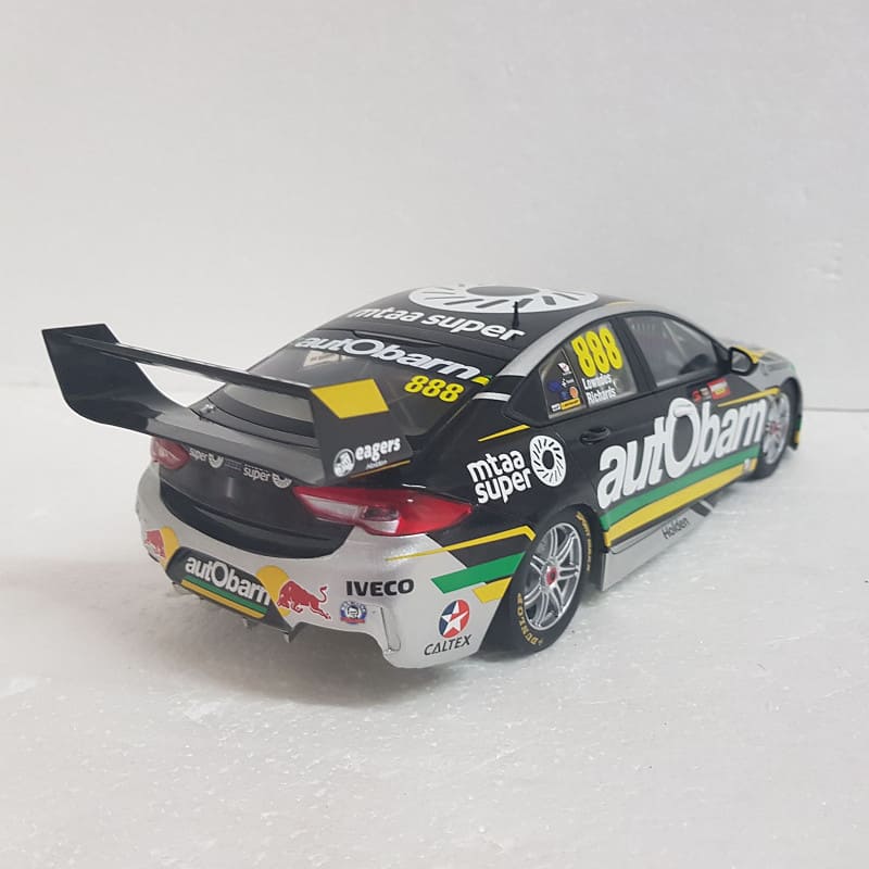 Classic Carlectables 18682 - 1/18 Scale - #888 Craig Lowndes/Steven Richards Autobarn Lowndes Racing Holden ZB Commodore 2018 Bathurst 1000 Winners Scale Model Replica